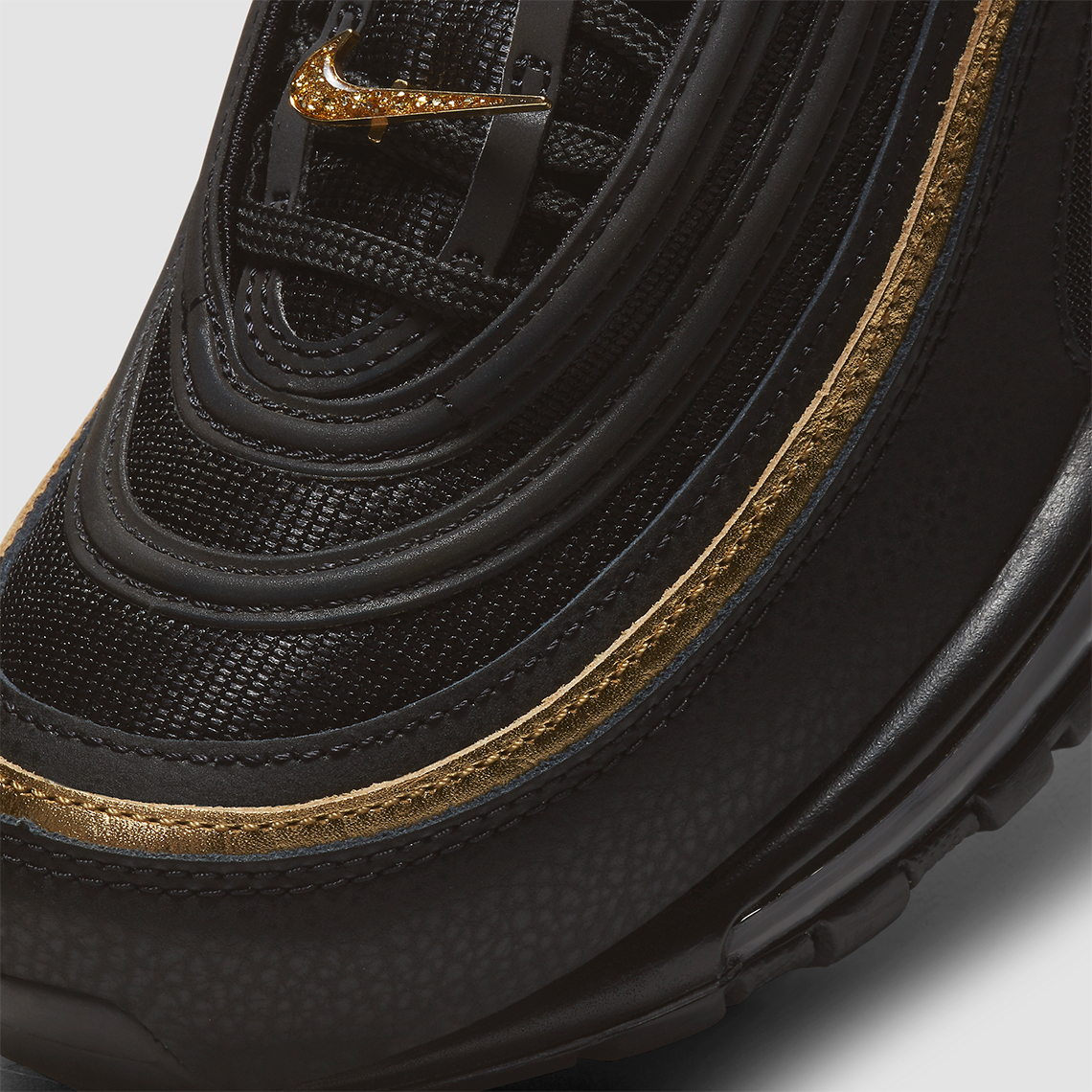 Nike Air Max 97 Black Metallic Gold Dc2190 001 9