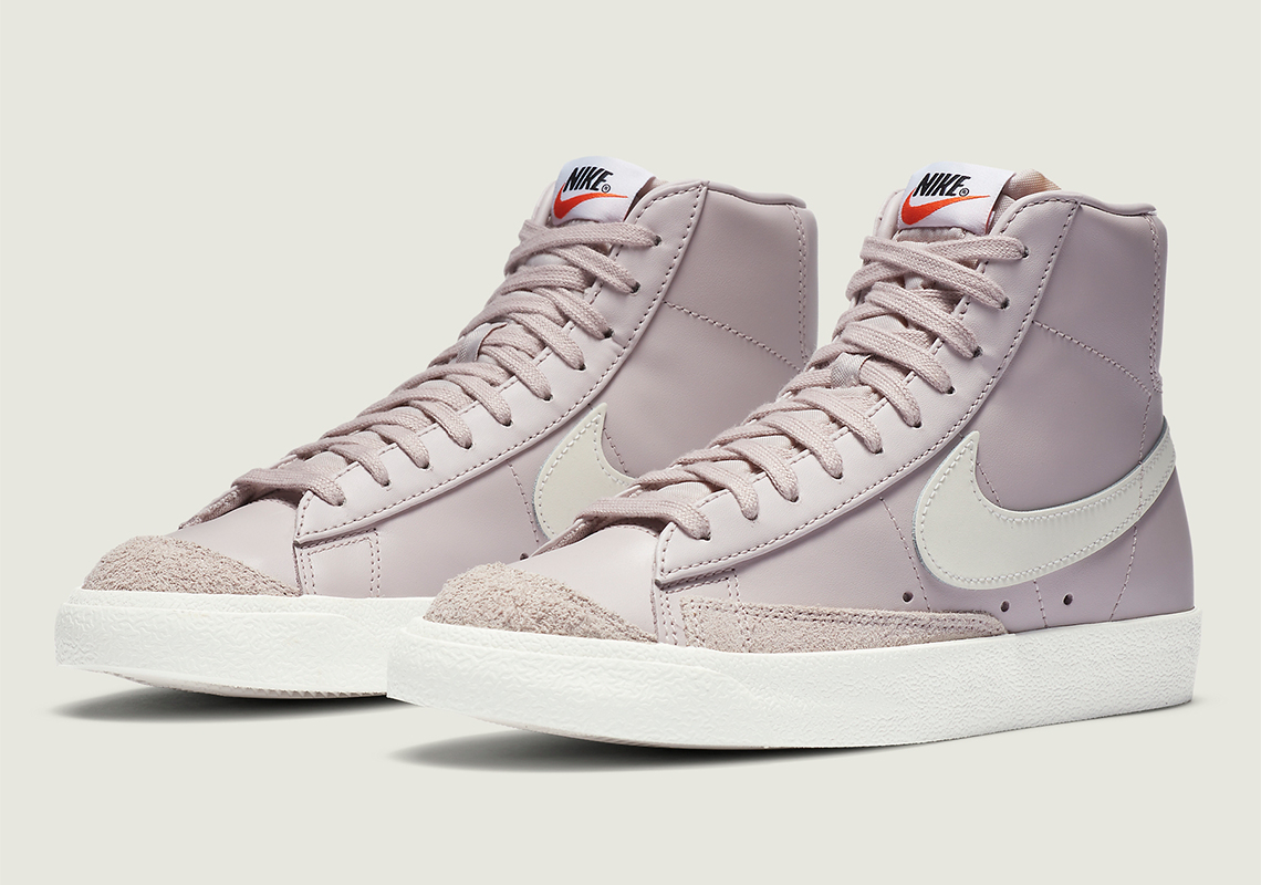 Mauve And Beige Pair Up On Latest Womens Nike Blazer Mid '77