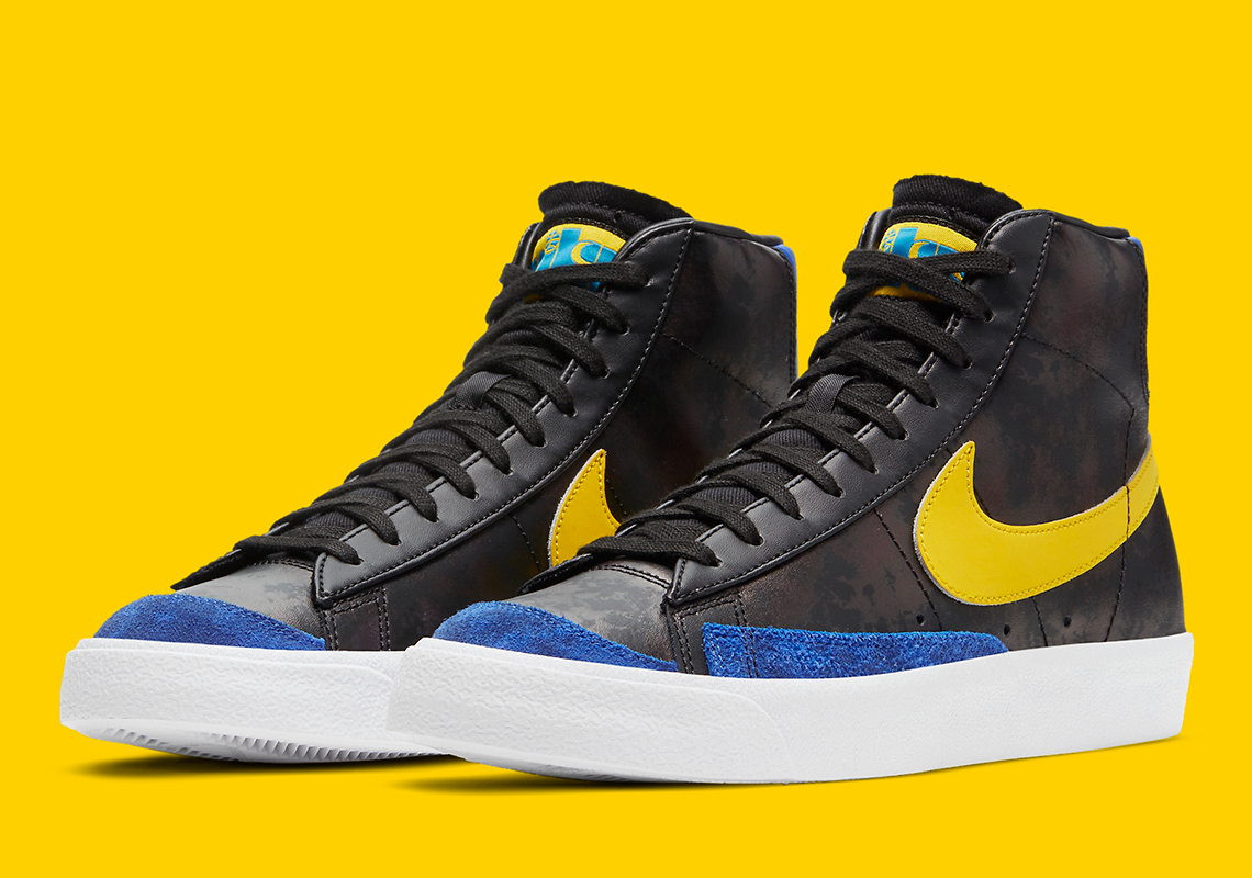 Nike’s “Peace, Love, And Basketball” Collection Welcomes A Warriors-Inspired Blazer Mid