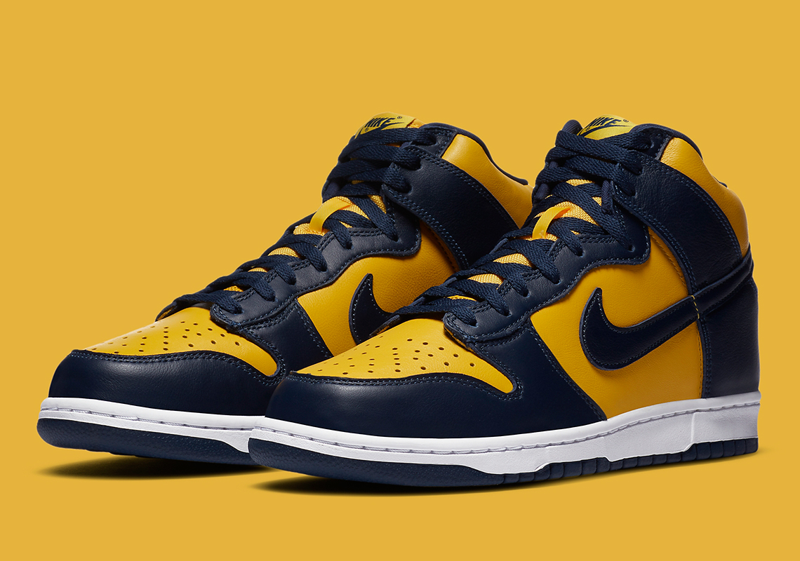 Where To Buy The Nike Dunk High SP "Michigan"