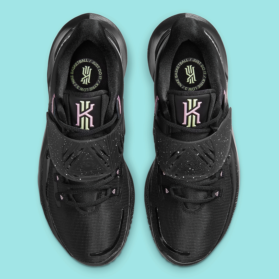 Nike Kyrie Low 3 Black Metallic Silver Black Cj1286 002 2