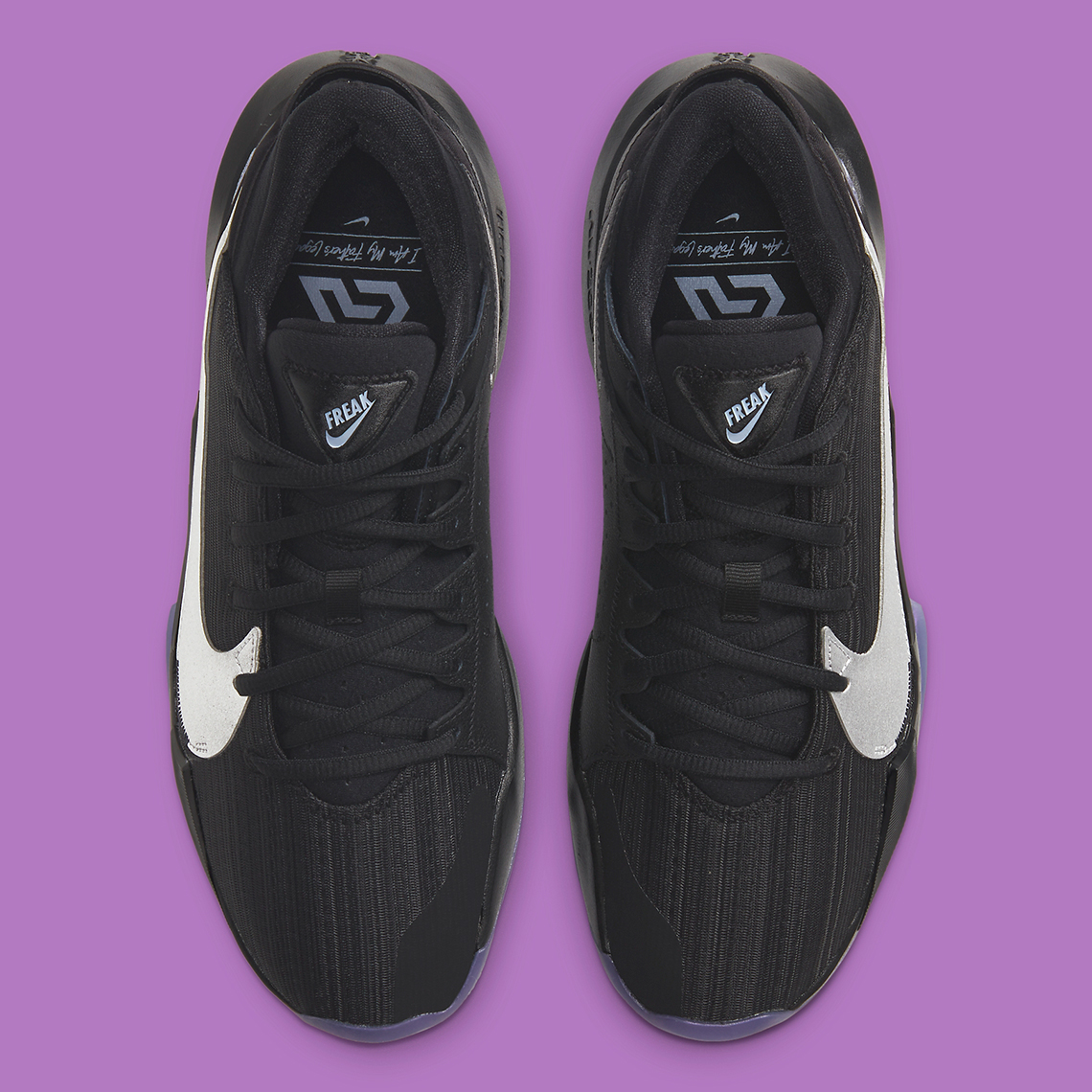 Nike Zoom Freak 2 Black Metallic Silver Dusty Amethyst Ck5424 005 8