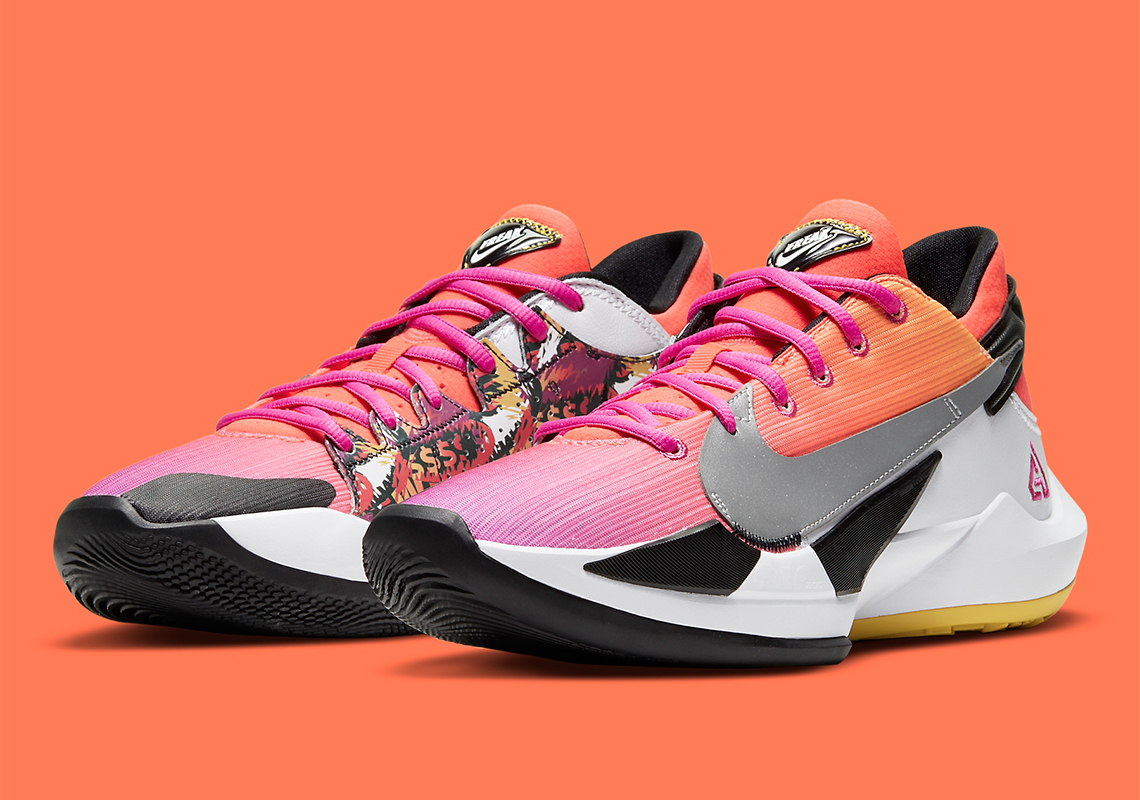 The Nike Zoom Freak 2 NRG Utilizes Colors Of The Sunset