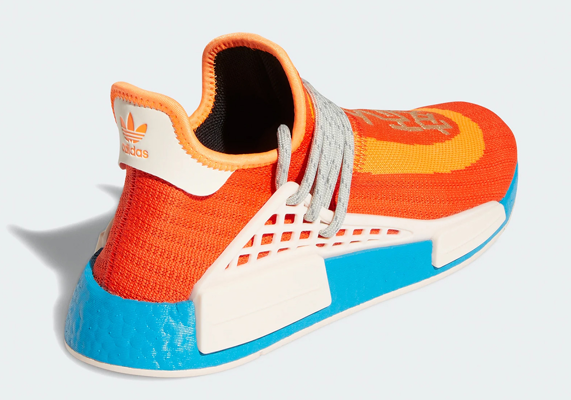 Pharrell Adidas Nmd Hu Bold Orange H67401 1
