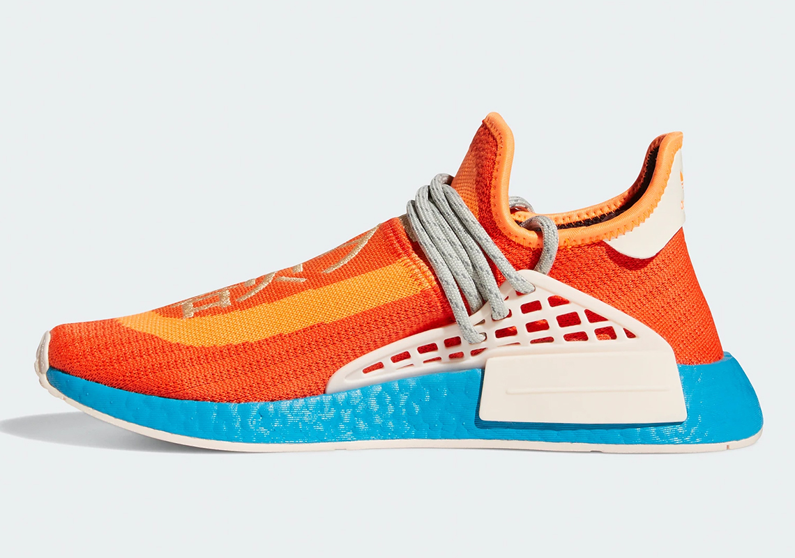 Pharrell Adidas Nmd Hu Bold Orange H67401 5