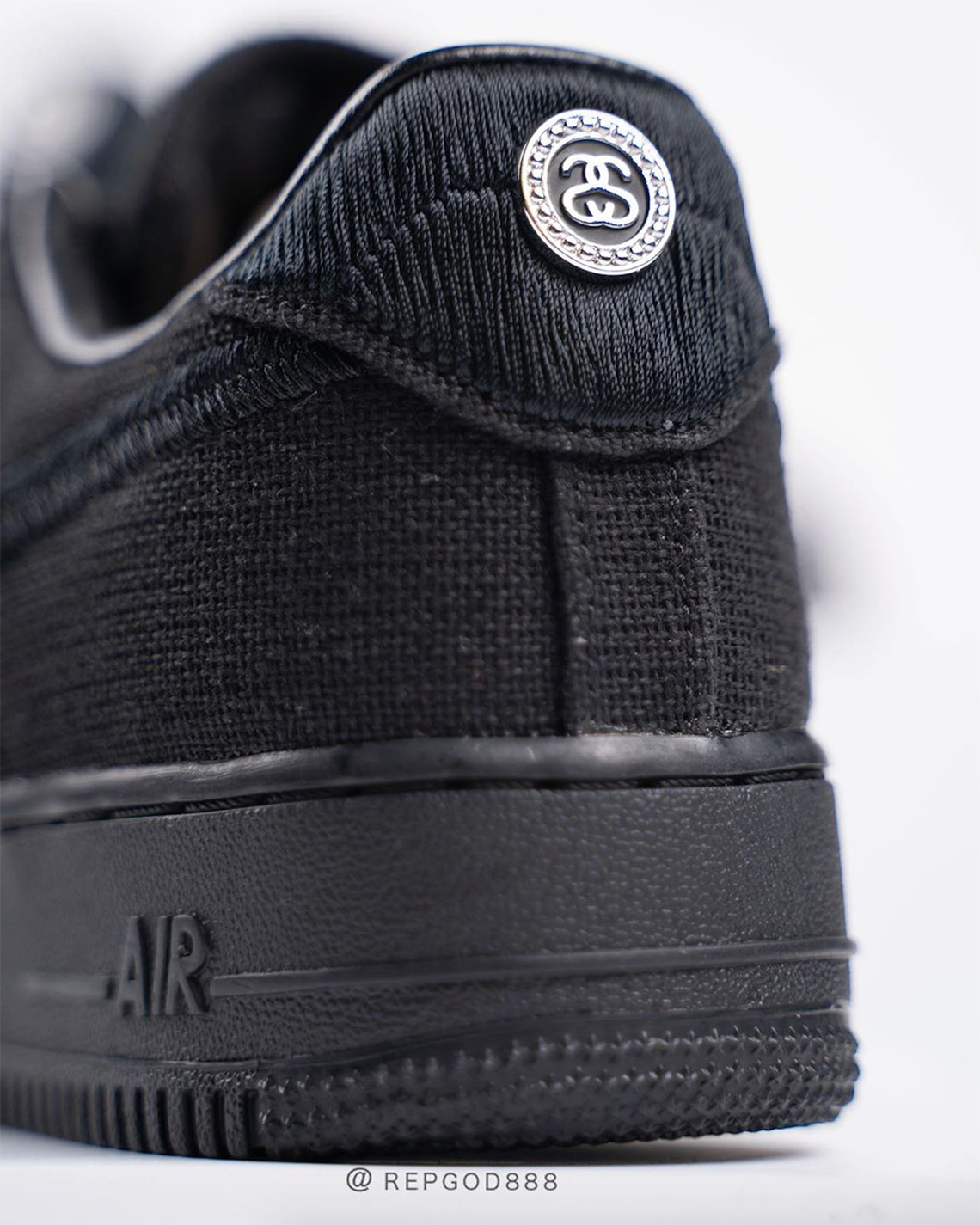 Stussy Nike Air Force 1 Low Black Cz9084 001 1