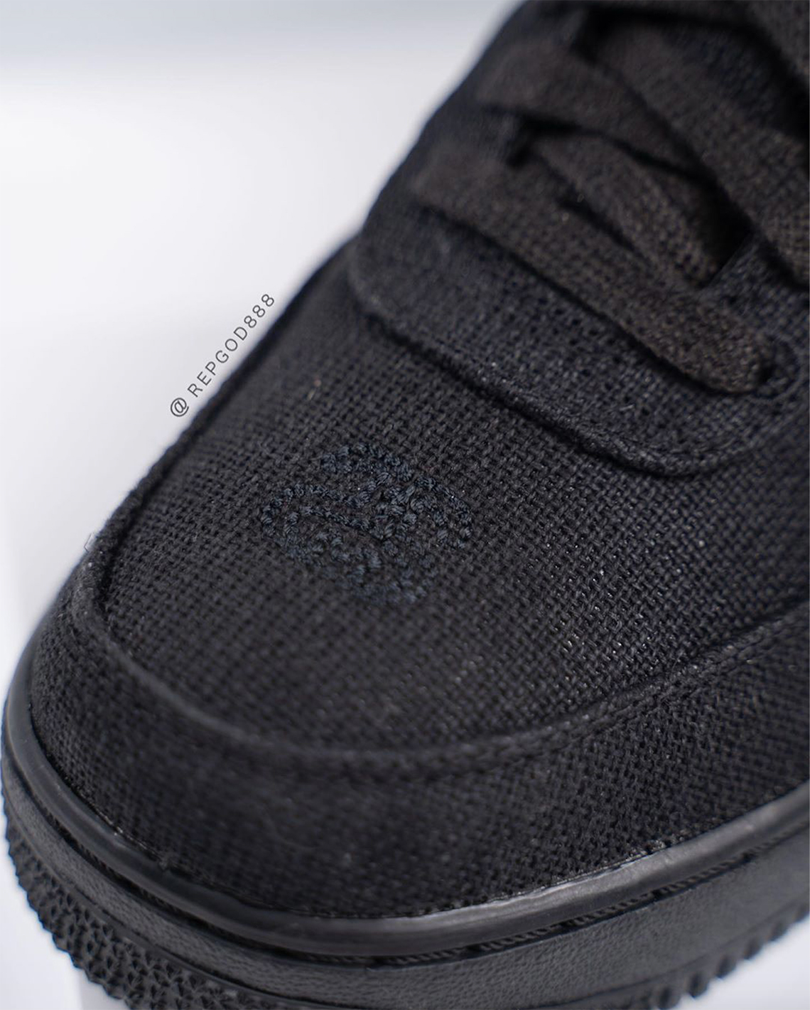 Stussy Nike Air Force 1 Low Black Cz9084 001 3