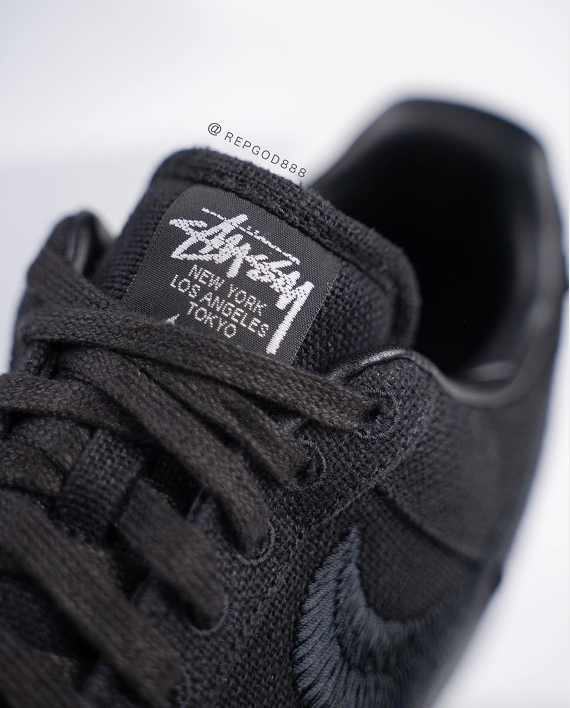 Stussy Nike Air Force 1 Low Black Cz9084 001 5