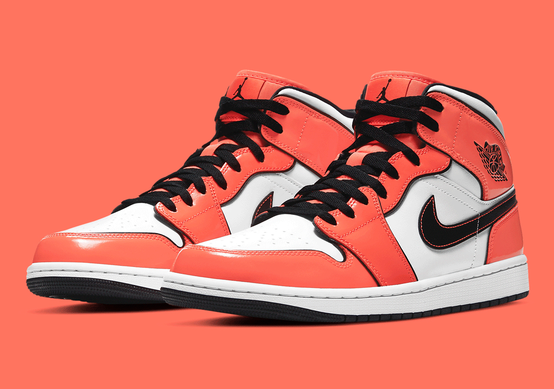 The Air Jordan 1 Mid SE Appears In Vibrant Turf Orange