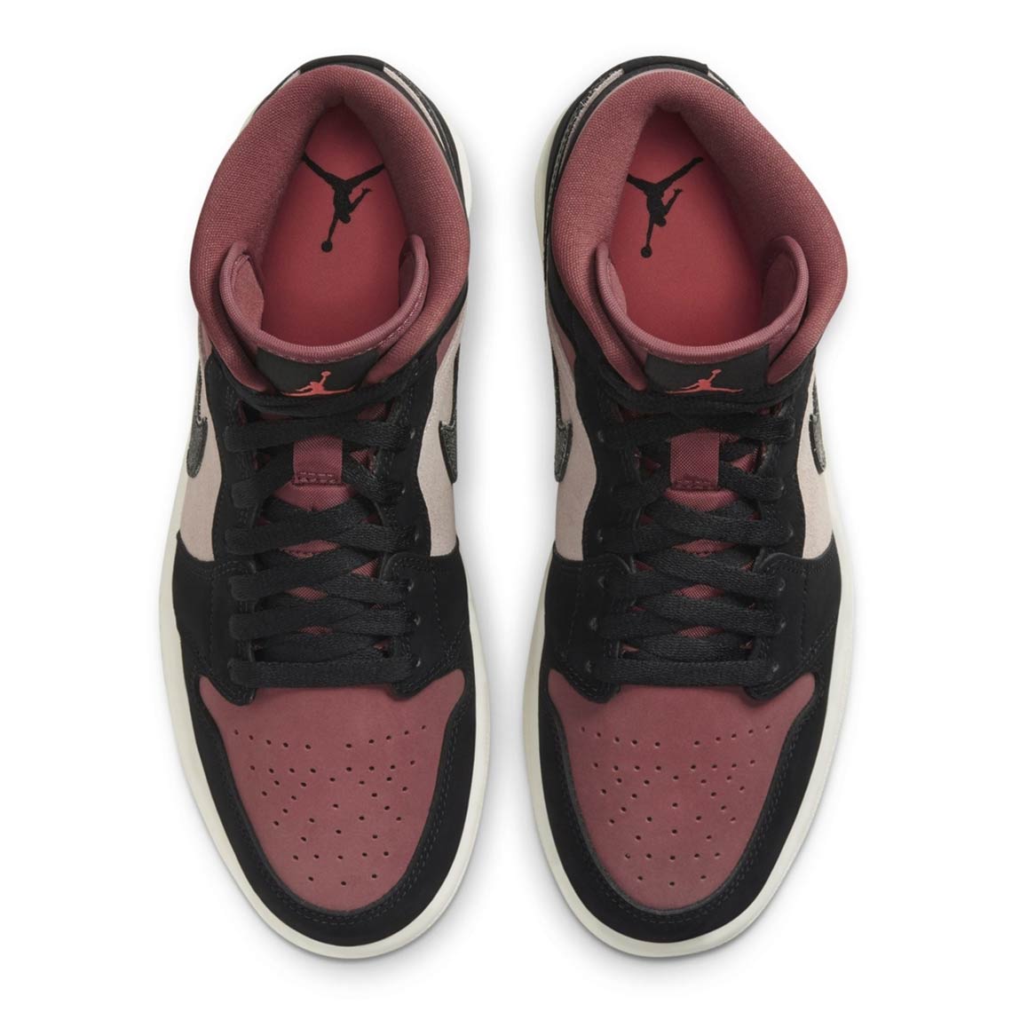 Air Jordan 1 Wmns Dusty Pink Burgundy Photos 1