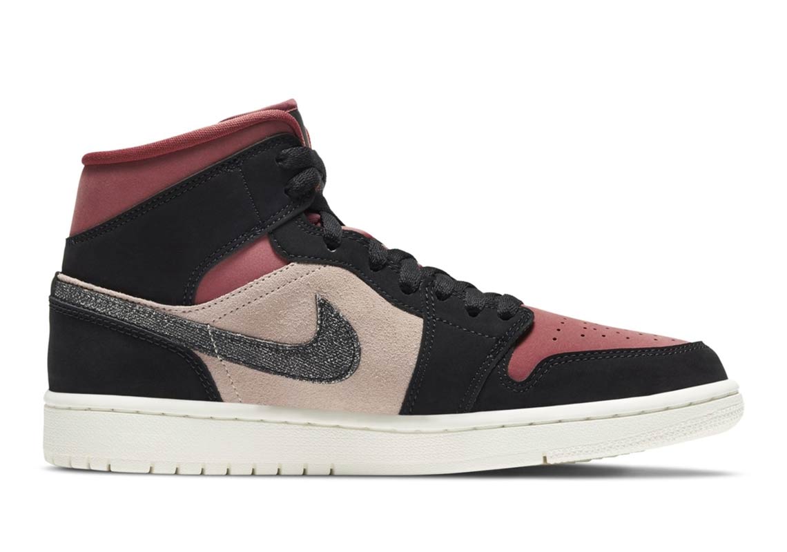 Air Jordan 1 Wmns Dusty Pink Burgundy Photos 3