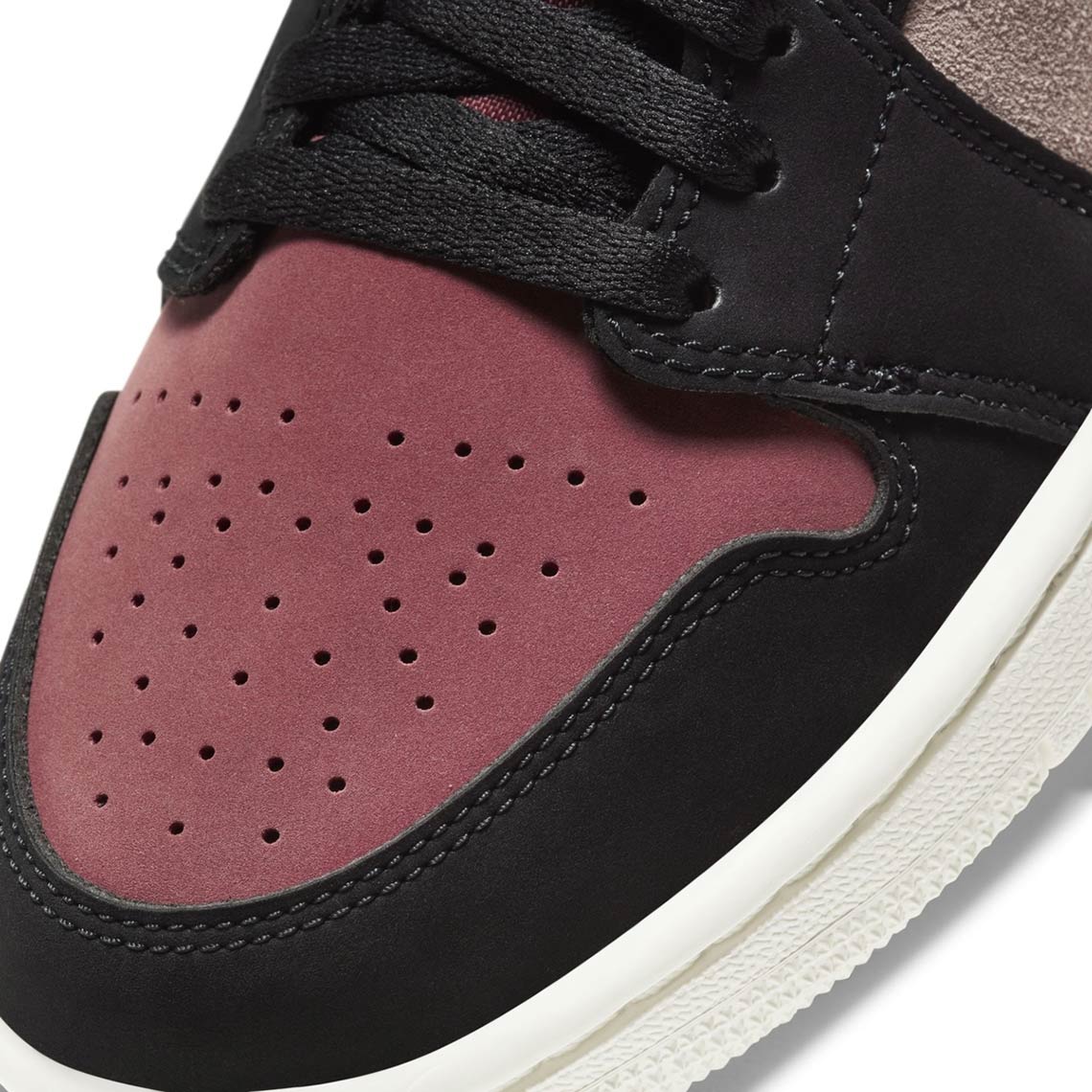 Air Jordan 1 Wmns Dusty Pink Burgundy Photos 6