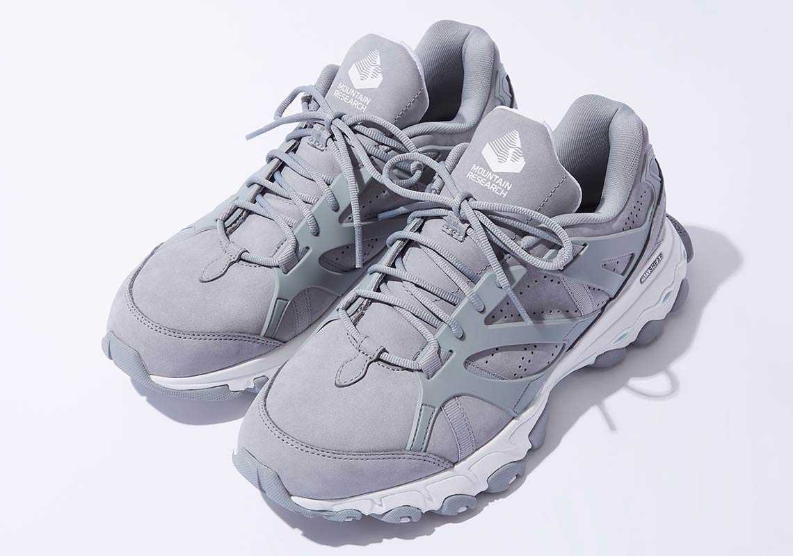 Mountain Research And Reebok Celebrate '80s Collegiate Style With The DMX Trail Shadow "Pure Grey"