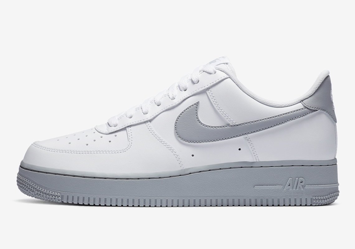 Nike's Solid-Colored Sole Series Continues With This Air Force 1 Low "Wolf Grey"