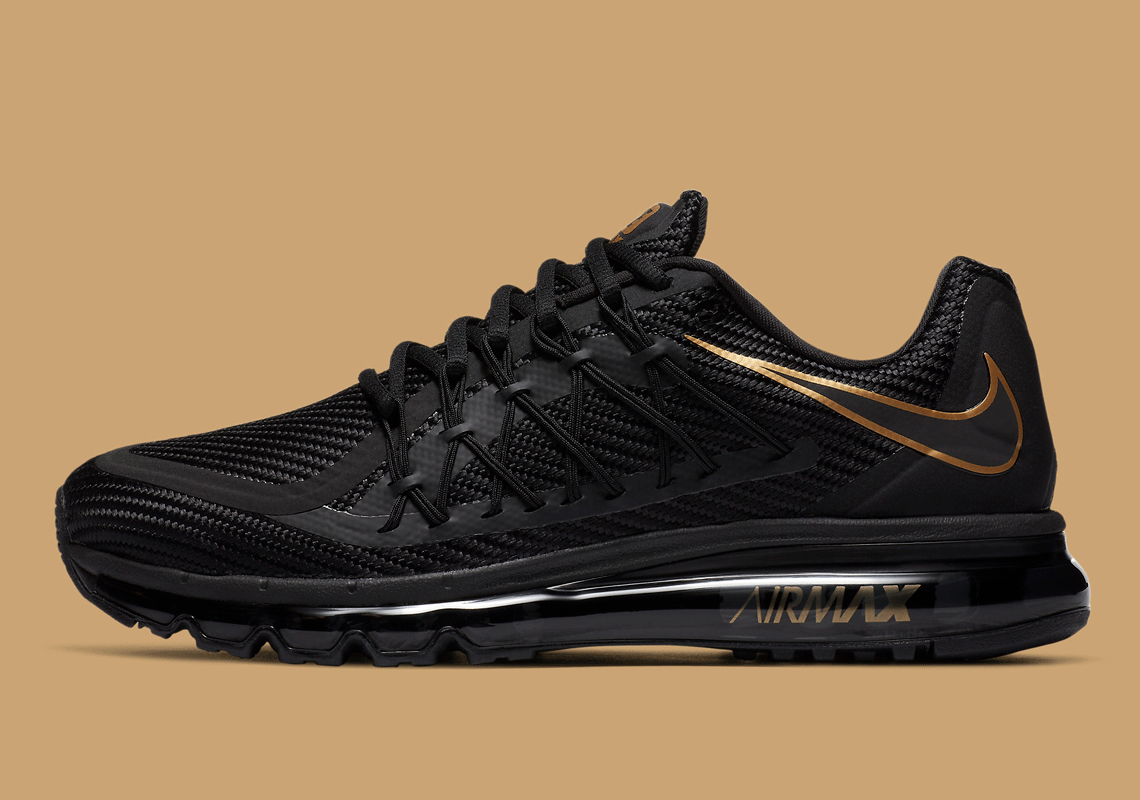 Nike Air Max 2015 Returns In Black And Metallic Gold