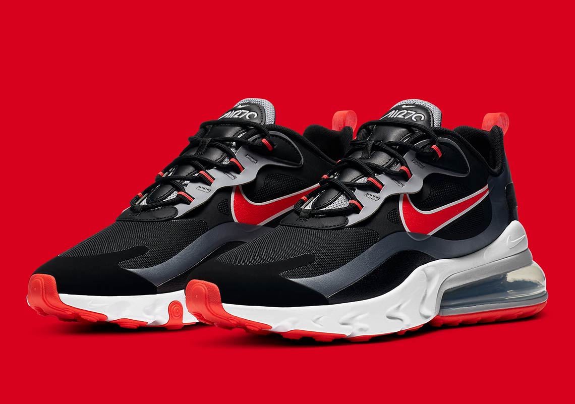 Nike Air Max 270 React Gets a Classic "Bred" Look With Silver Accents