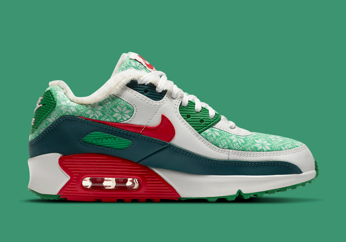 Nike Air Max 90 Gs Christmas Dc1621 100 7