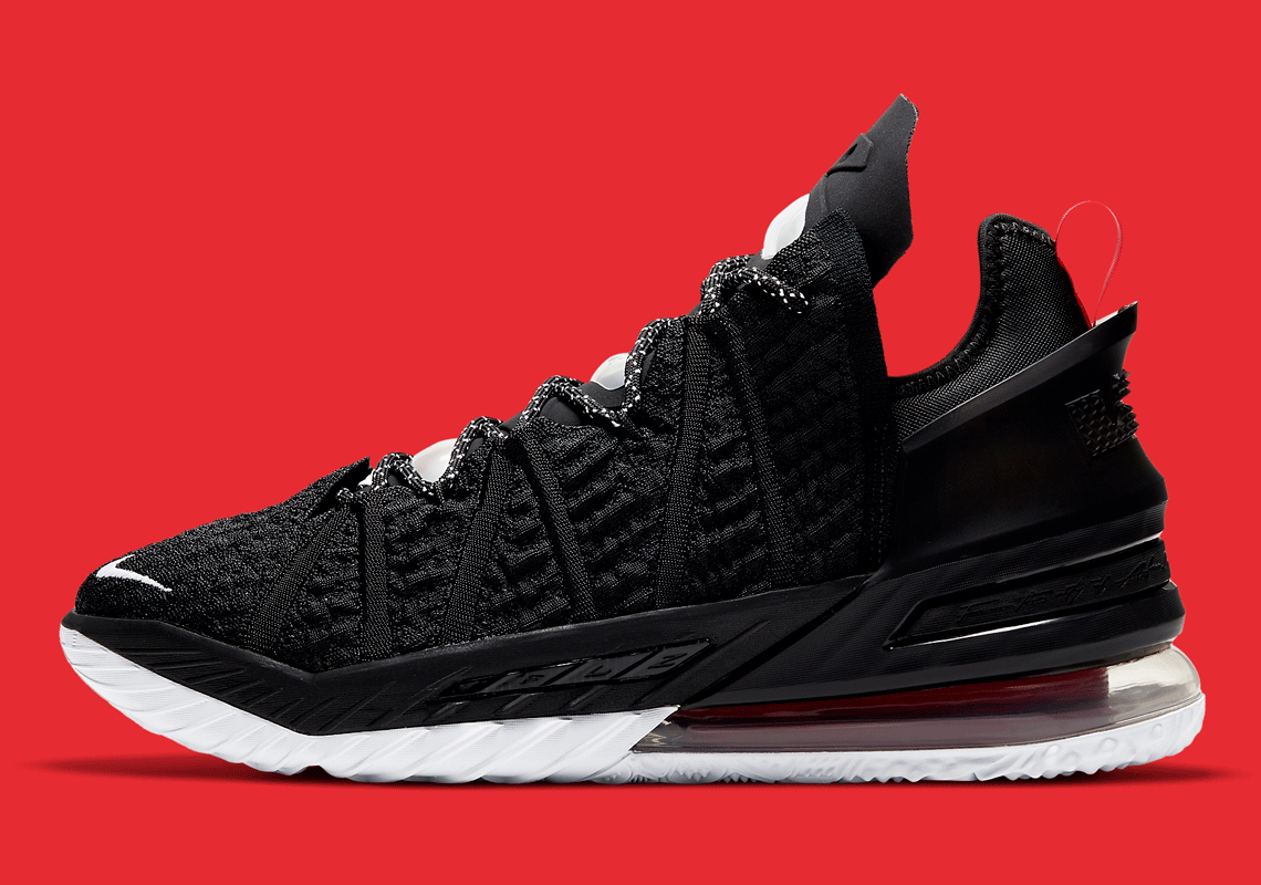 The Nike LeBron 18 Gets A Classic Black/Red Look