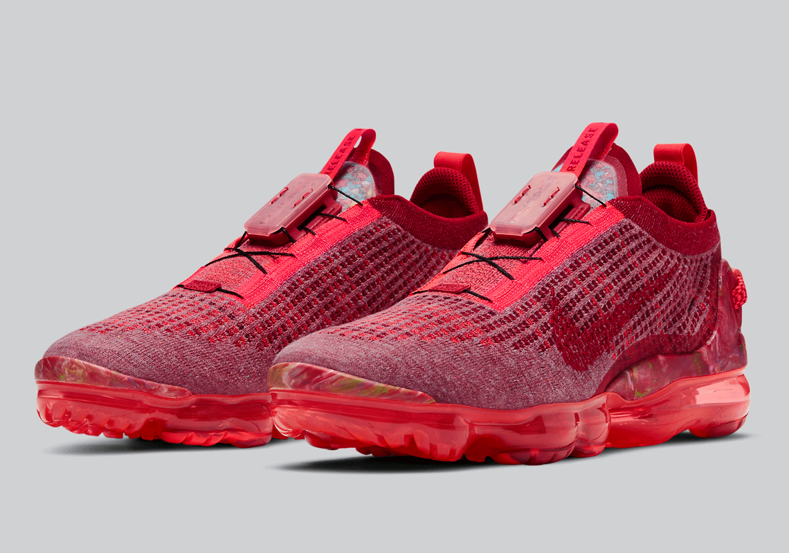 The Nike VaporMax 2020 Appears In A Triple-Red Makeover