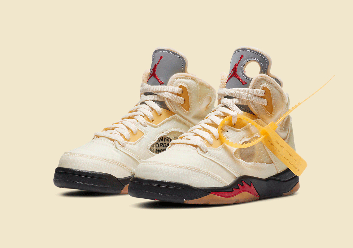 Off White Air Jordan 5 Ps Sail Cv4827 100 1