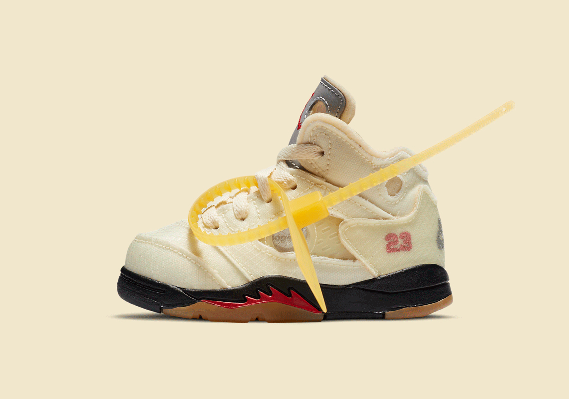 Off White Air Jordan 5 Td Sail Cv4828 100 2