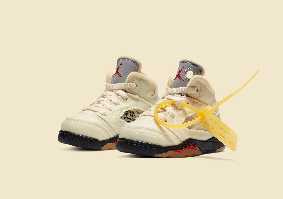 Off White Air Jordan 5 Td Sail Cv4828 100 4