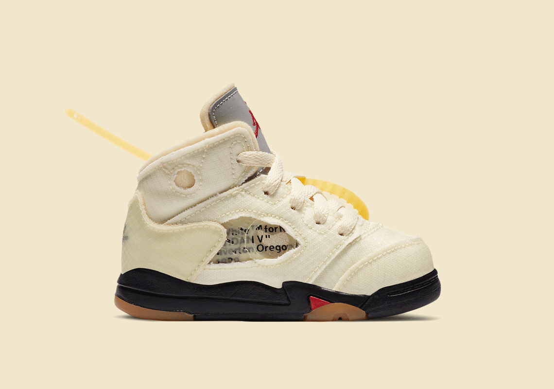 Off White Air Jordan 5 Td Sail Cv4828 100 5