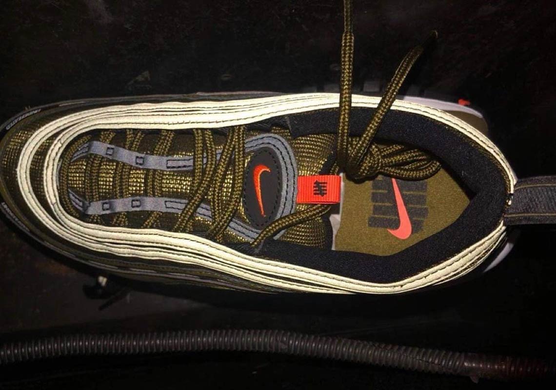 First Look At The Upcoming UNDEFEATED x Nike Air Max 97 "Militia Green"