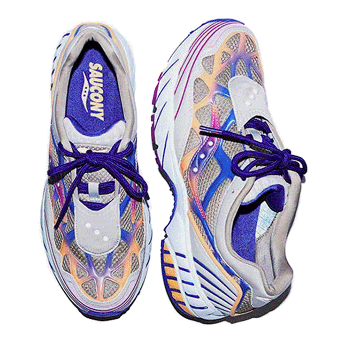 White Mountainerring Saucony Grid Web Purple