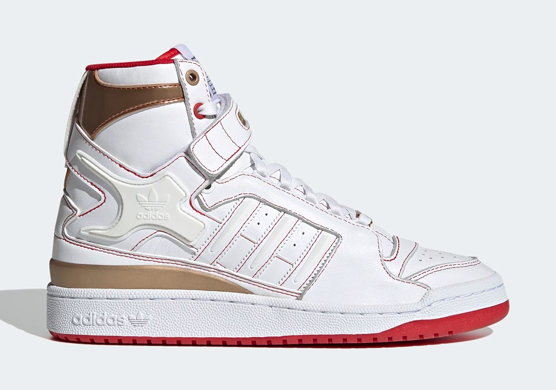 Adidas Forum Hi Og Xiangqi Cloud White Scarlet H04236 2