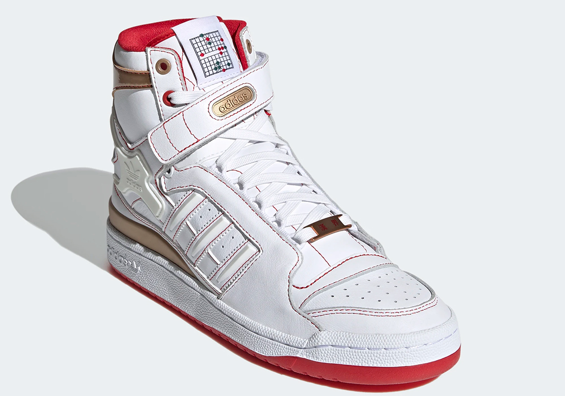 Adidas Forum Hi Og Xiangqi Cloud White Scarlet H04236 7