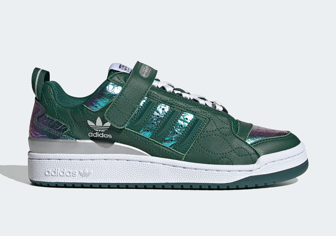 Adidas Forum Low Xiangqi Dark Green Cloud White H04198 2