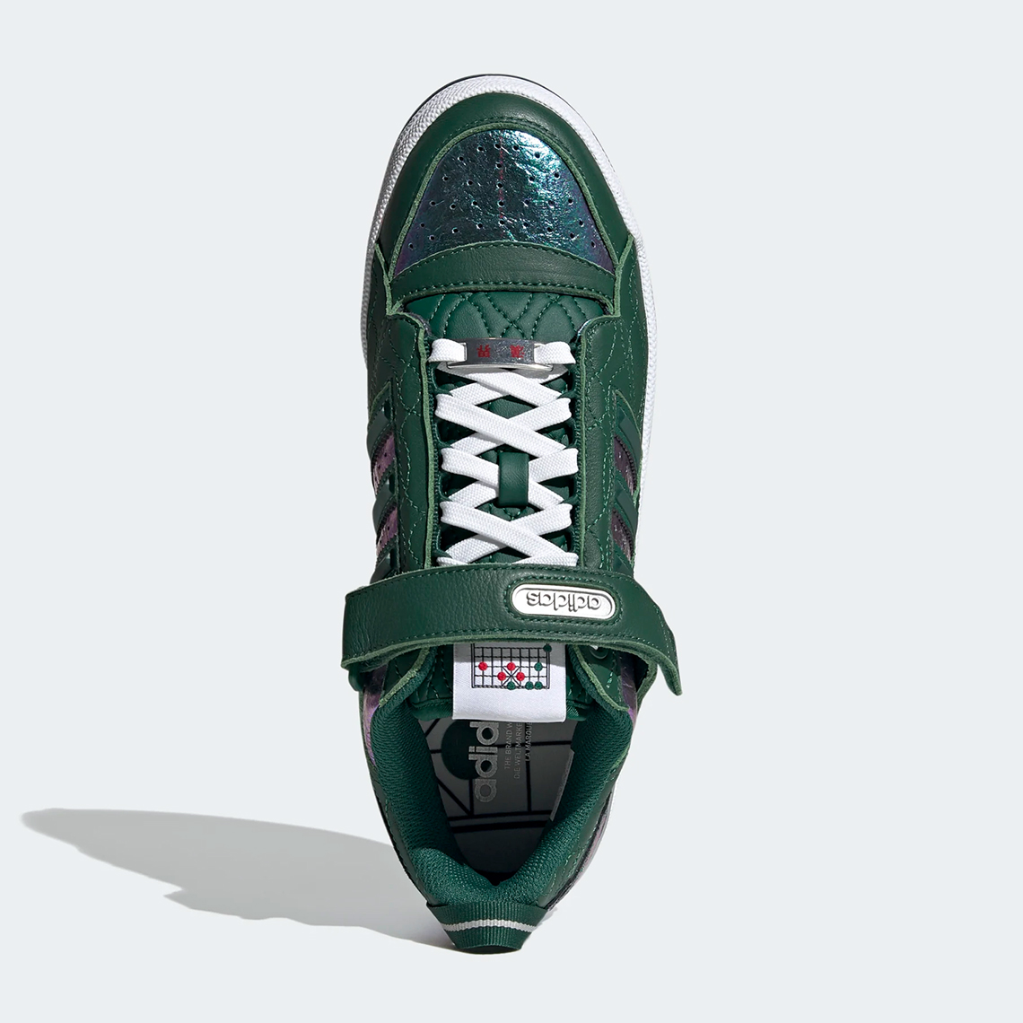 Adidas Forum Low Xiangqi Dark Green Cloud White H04198 3