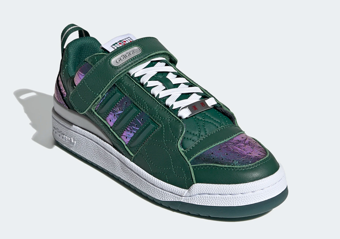 Adidas Forum Low Xiangqi Dark Green Cloud White H04198 6