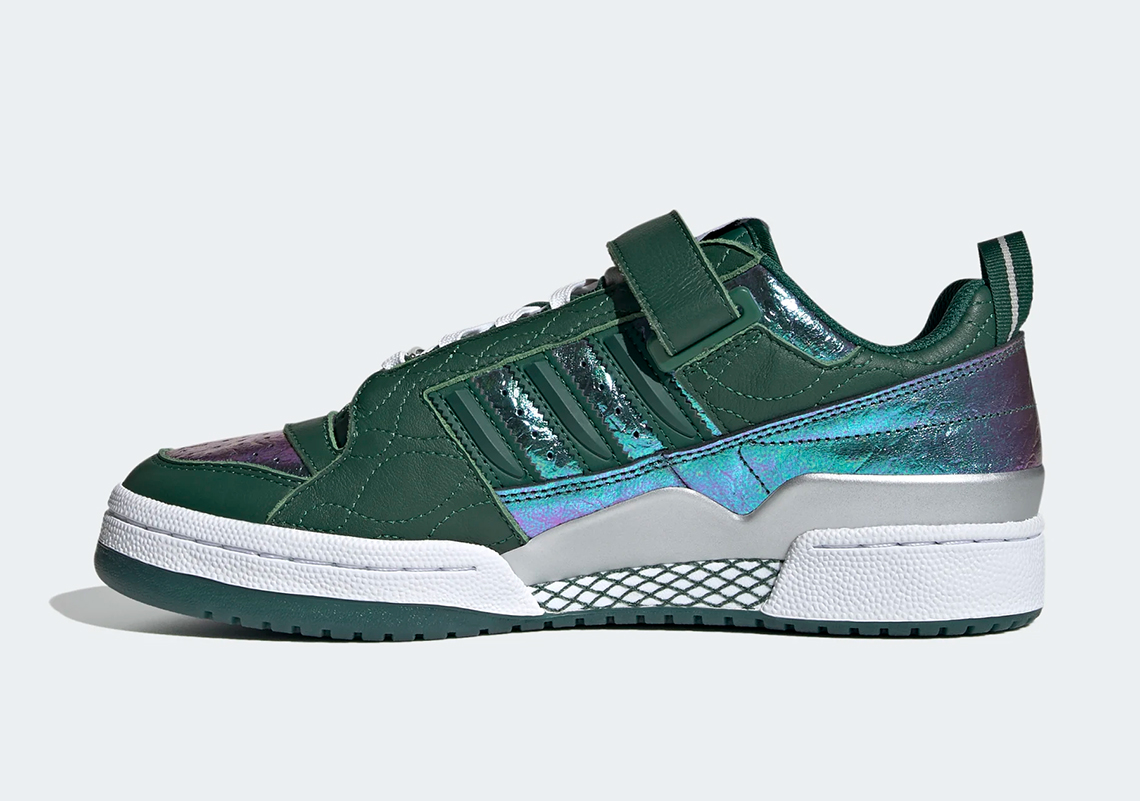 Adidas Forum Low Xiangqi Dark Green Cloud White H04198 8