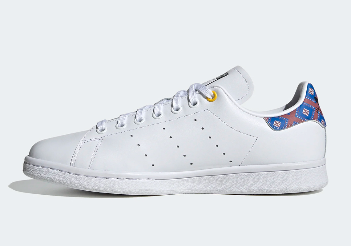 Adidas Stan Smith Cloud White Core Black Yellow Fw3273 8