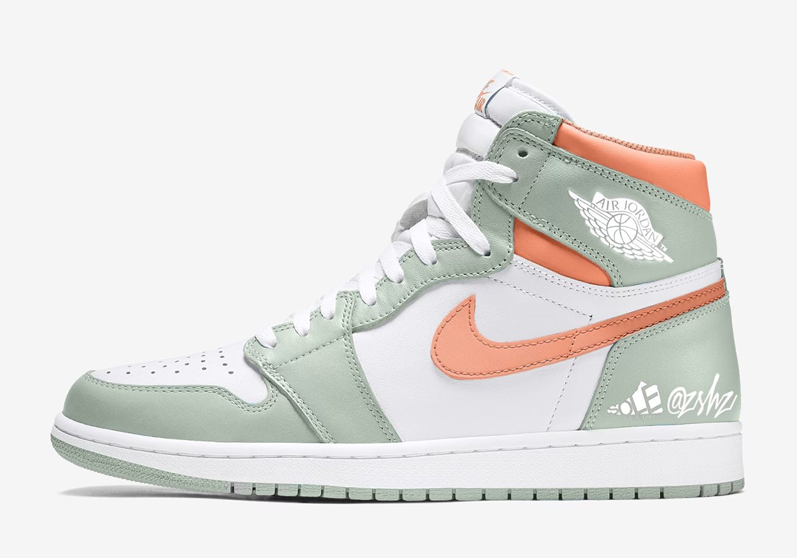 The Air Jordan 1 Retro High OG "Seafoam/Healing Orange" Is Dropping Summer 2021