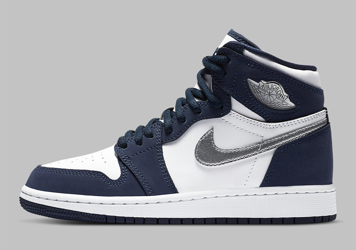 Air Jordan 1 Retro High Og Co Jp Midnight Navy Kids Gs 575441 141 1