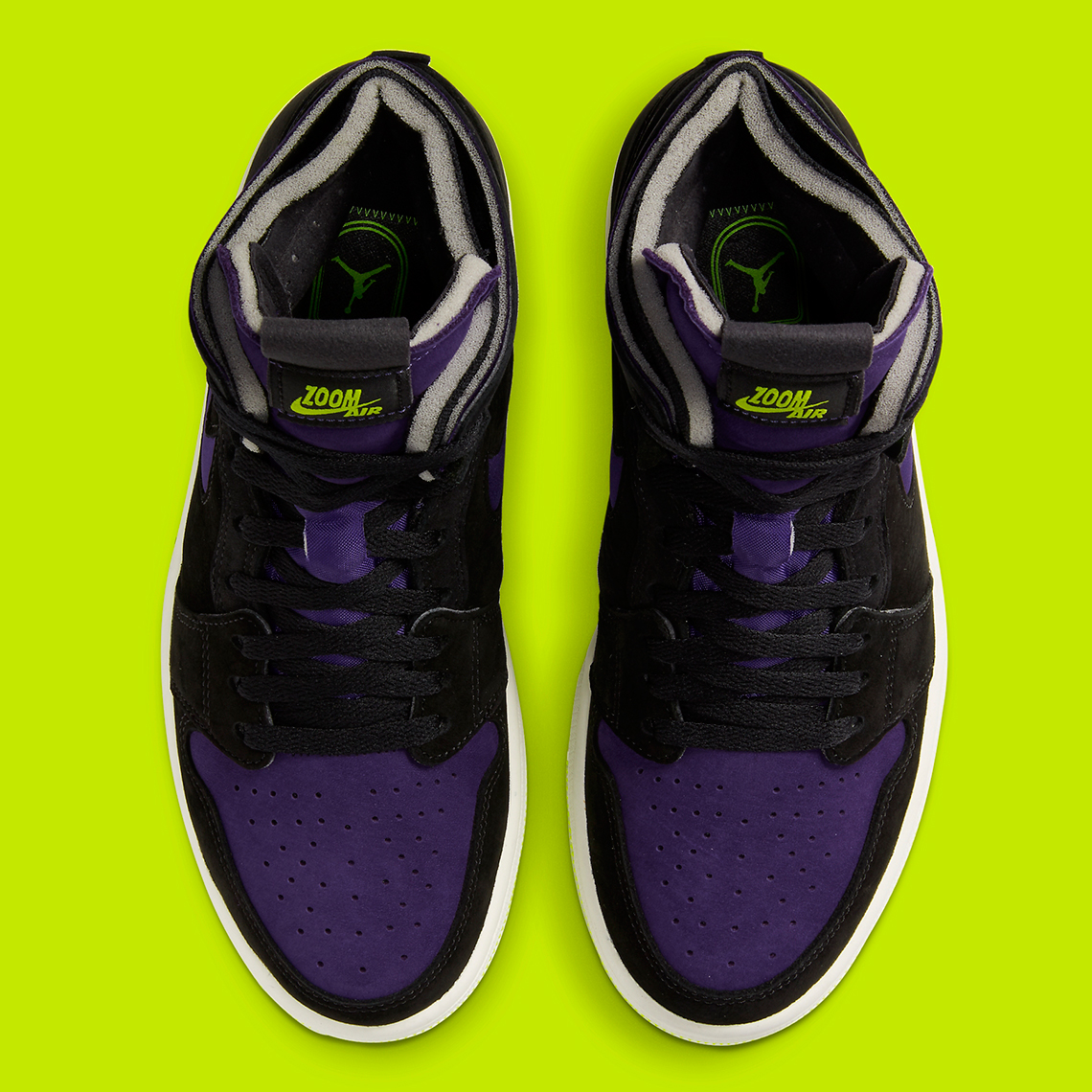 Air Jordan 1 Zoom Black Court Purple Lemon Venom Ct0979 001 5