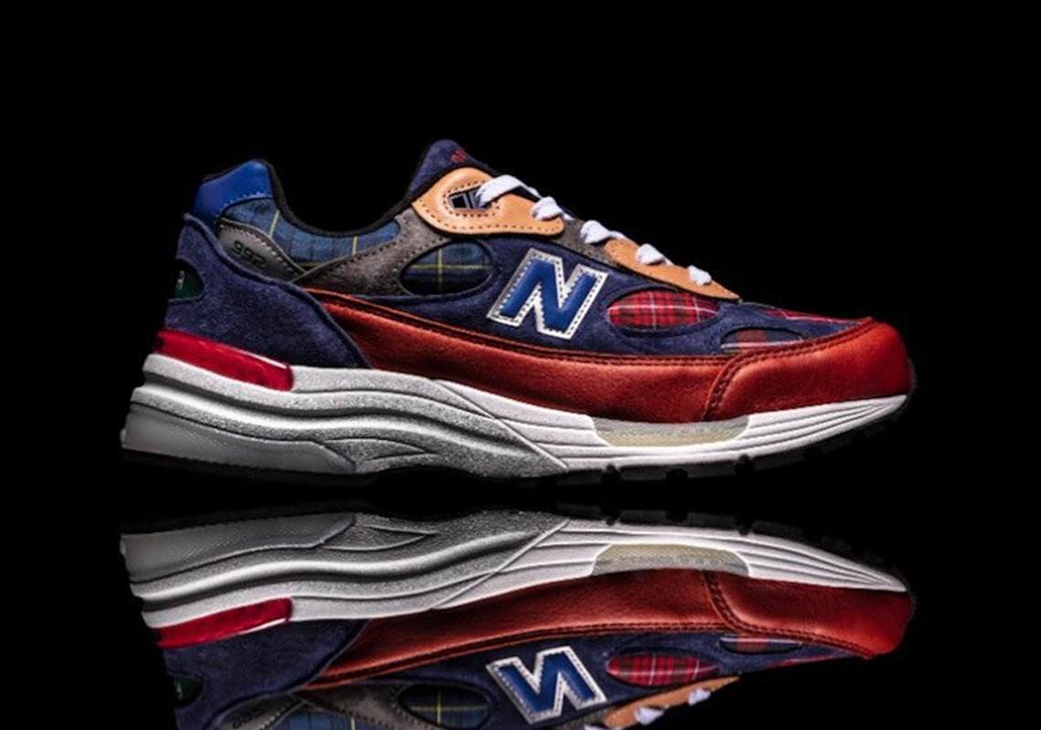 Concepts New Balance 992 Boston Exclusive Plaid