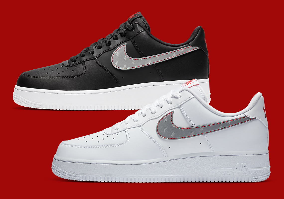 The Nike Air Force 1 Adds Classics 3M Logo To Reflective Swooshes