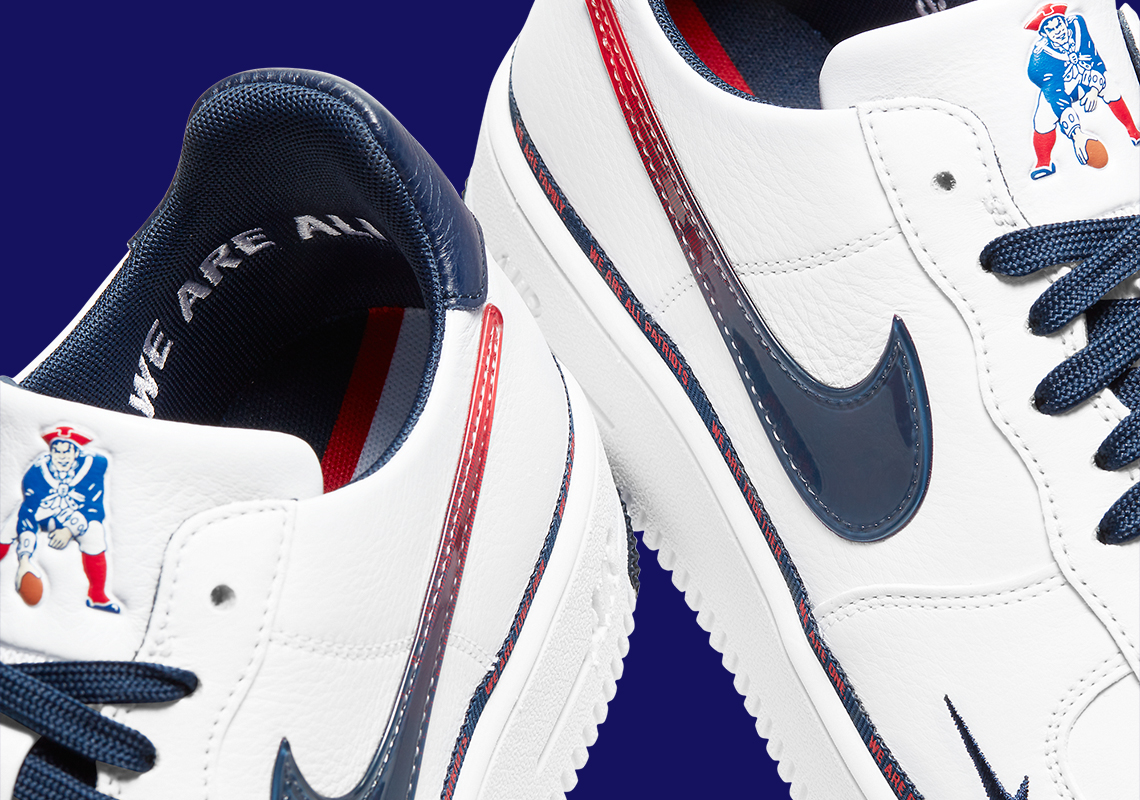 Nike Honors New England Patriots' 6 Championships With The Air Force 1 Low Ultra