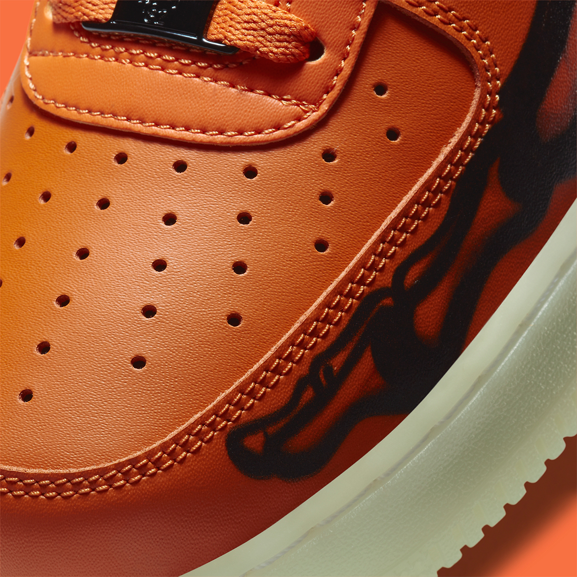 Nike Air Force 1 Low Orange Skeleton Cu8067 800 8