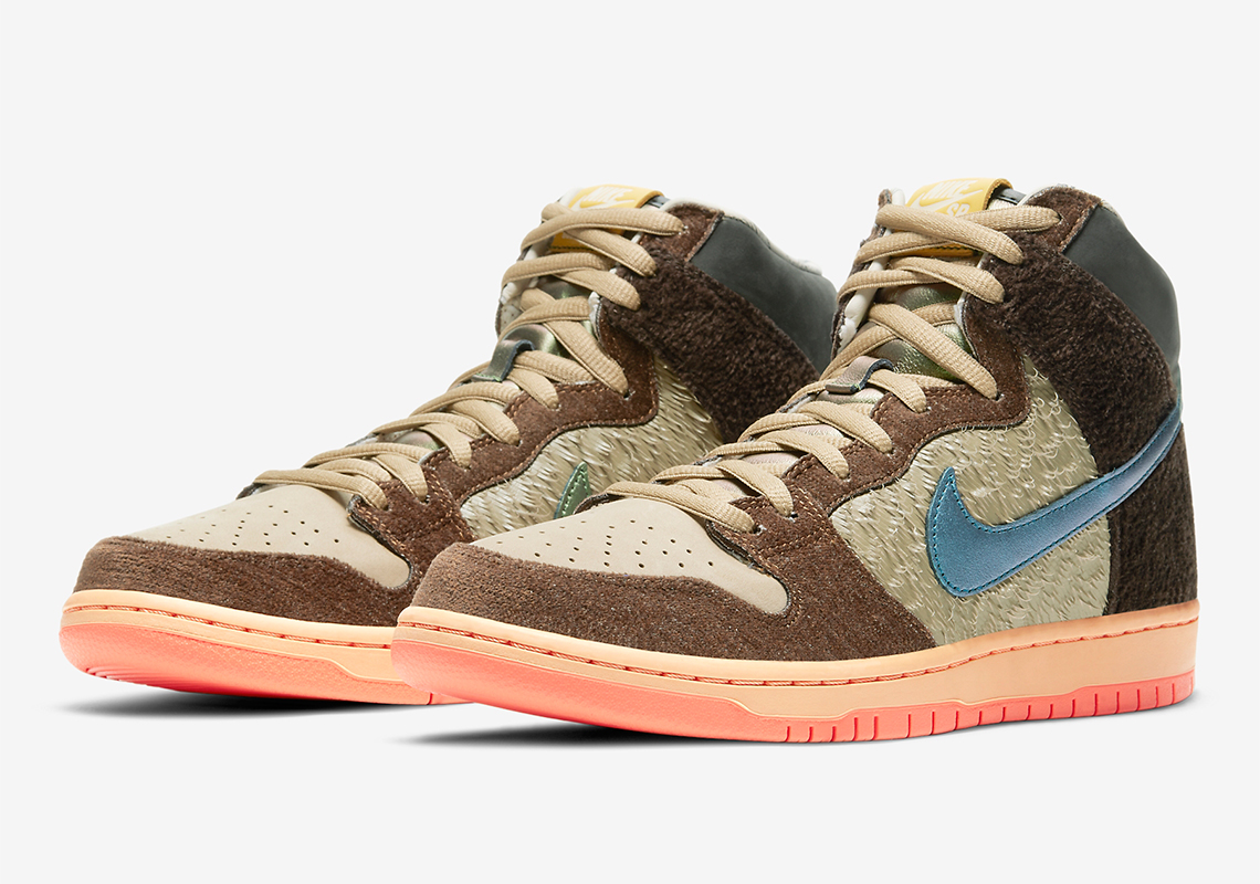 Nike Dunk High Sb Concepts Turdunken Dc6887 200 Official Images 7