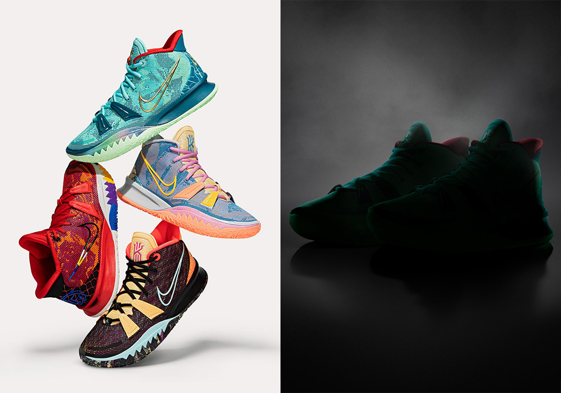 Nike Kyrie 7 To Launch Four Pre-Heat Colorways In Mystery Box Fashion