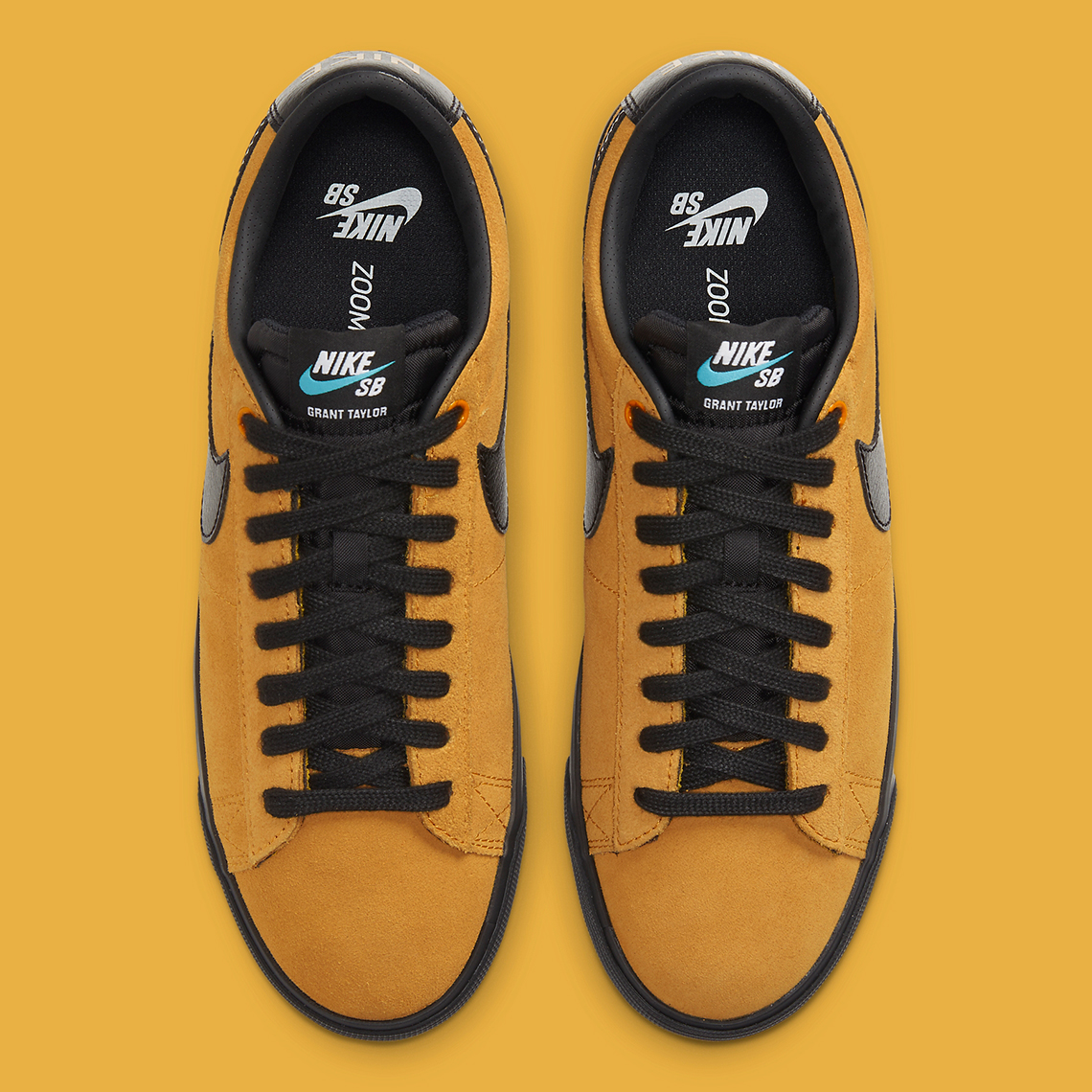 Nike Sb Blazer Low Gt University Gold Black 704939 700 5