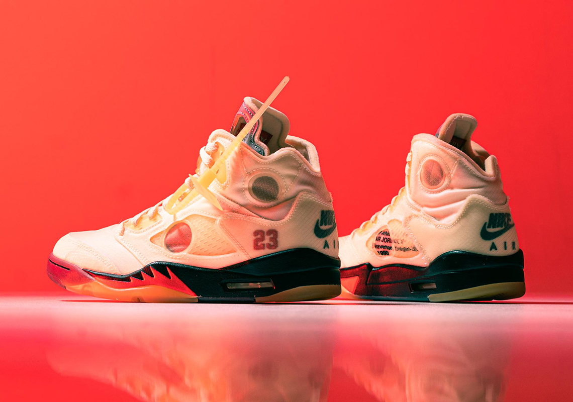 Off White Jordan 5 Release Reminder 3