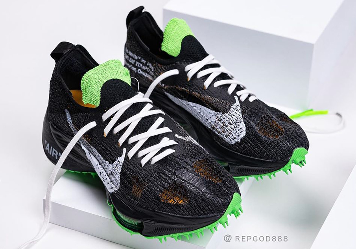 Off White Nike Zoom Tempo Next Percent Black Green 3