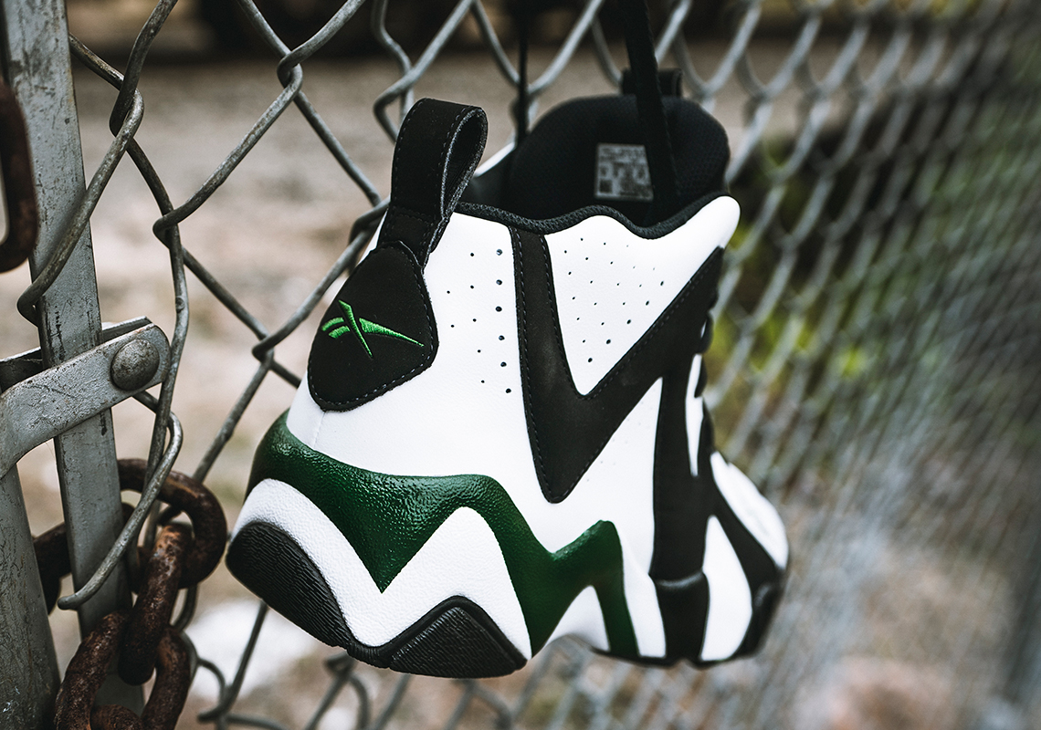 Shawn Kemp Reebok Kamikaze Ii White Black Green 1