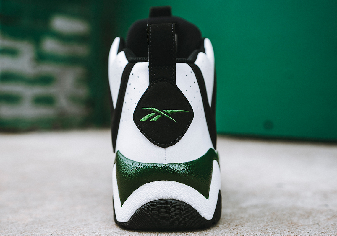 Shawn Kemp Reebok Kamikaze Ii White Black Green 4